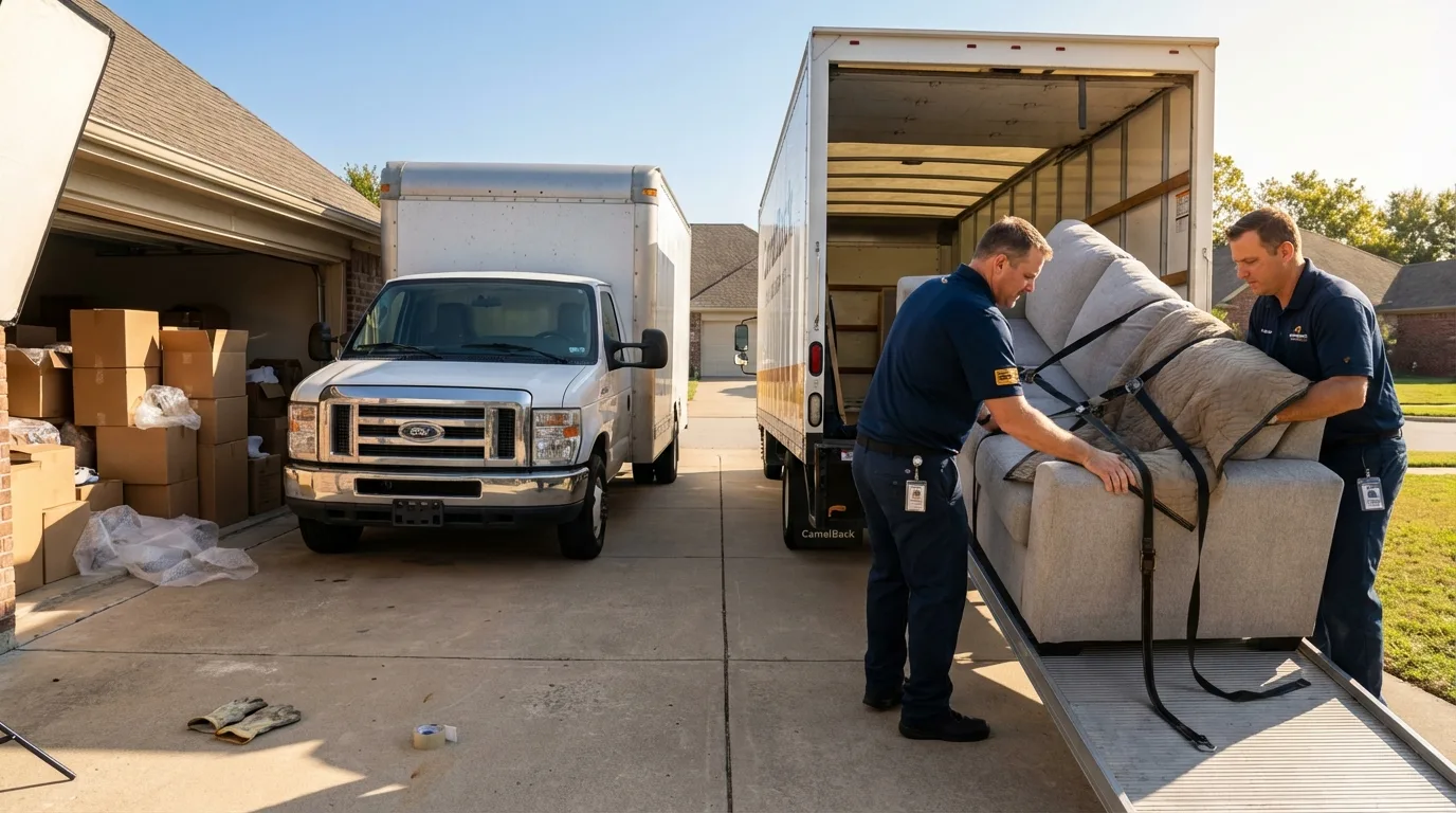 DIY truck vs professional crew comparison in Bellaire