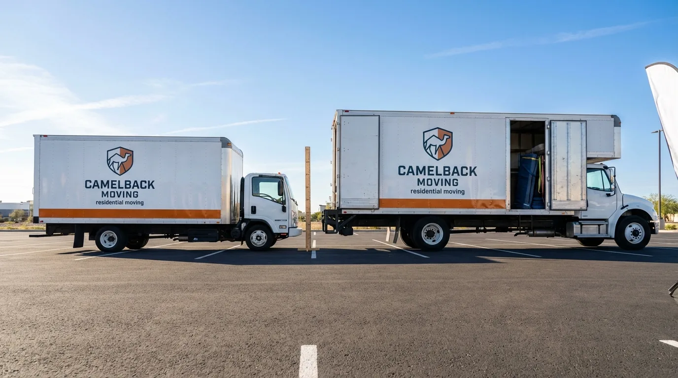 Moving truck size capacity guide in Bellaire